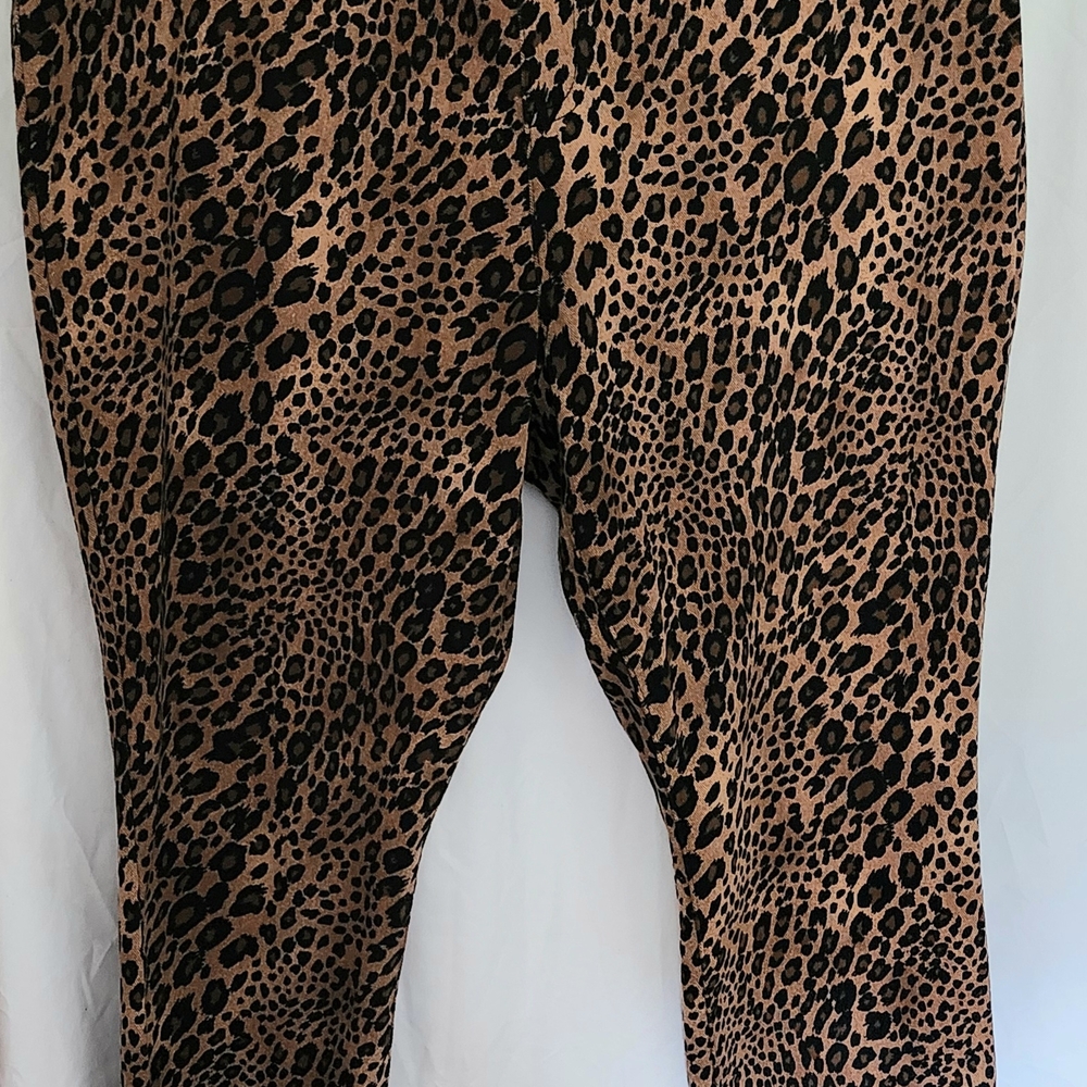 Time And Tru Leopard Print Jeggings XXL